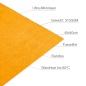 Preview: Liquid Elements Value Mikrofasertuch 5er Pack Orange 40x40cm 310 GSM