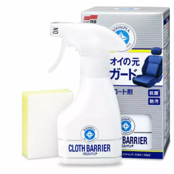 Soft99 Cloth Barrier Fabric Seat Coat Imprägnierspray fürTextilien und Leder, Versiegelung für Autositze 170ml