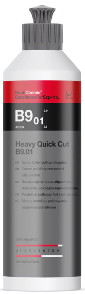 Koch Chemie Heavy Quick Cut B9.01 starke grobe Schleifpolitur 250ml