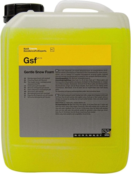 Koch Chemie Gentle Snow Foam Gsf Reinigungsschaum pH-neutral 5 Liter