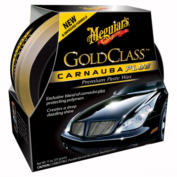 Meguiars Gold Class Carnauba Plus Premium Paste Wax Autowachs 311g