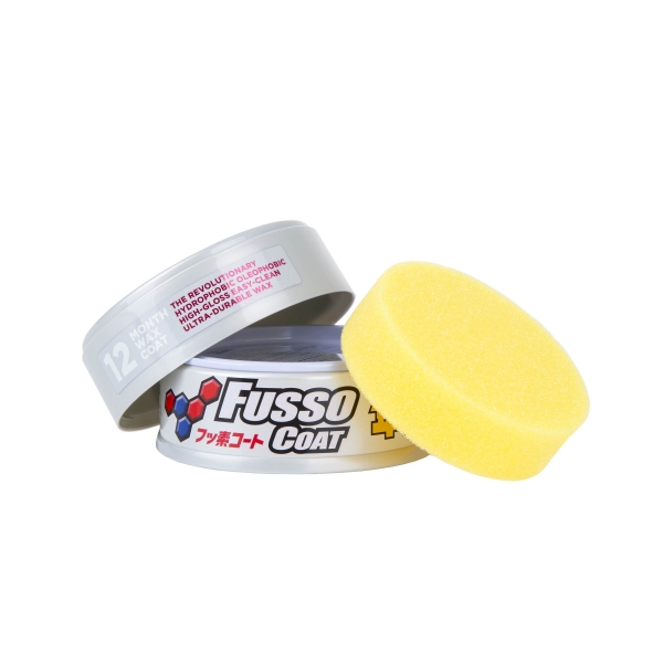 Soft99 Fusso Coat 12 Months Wax Light hartes Autowachs 200g + Speed & Barrier Quick Detailer 500ml